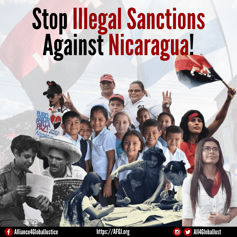 Stop Illegal Sanctions against Nicaragua
