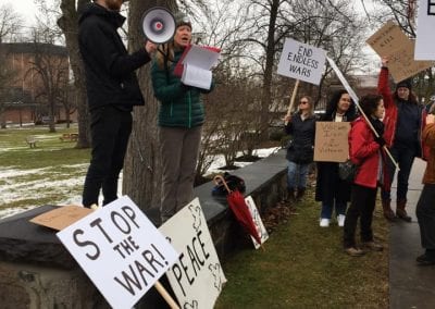 End endless war - Peace activists in Geneseo, NY