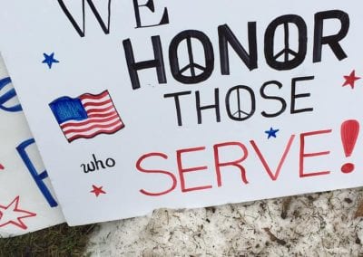 We honor those who serve