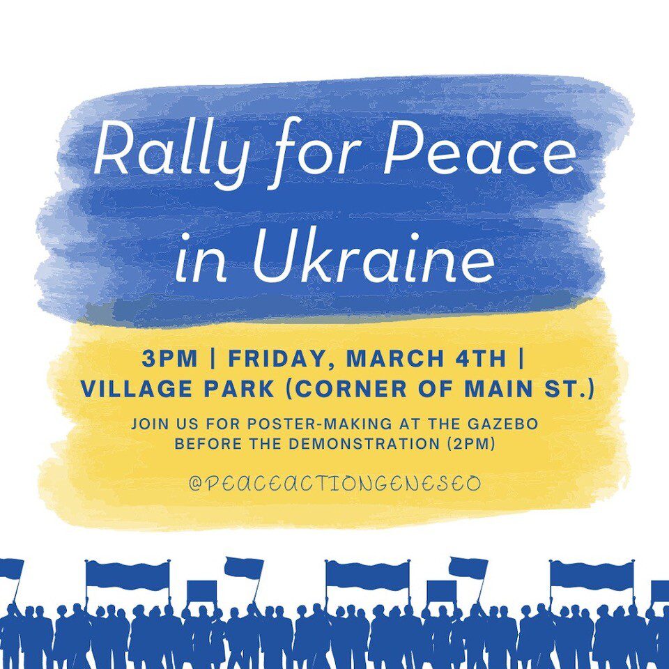 Rally for Peace in Ukraine Poster