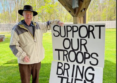 Support our troops, bring them home