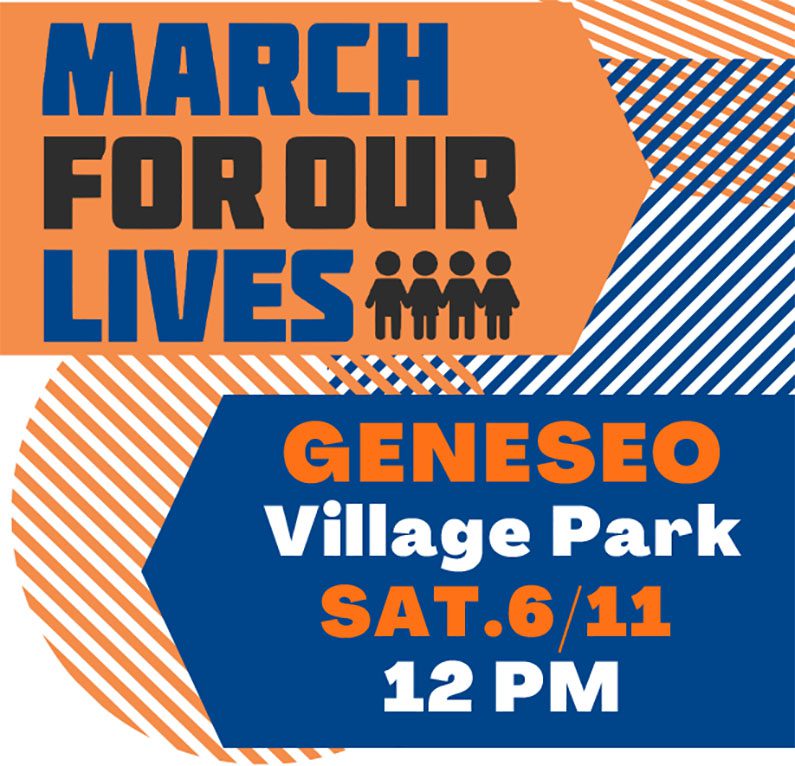 March for our Lives Geneseo Village Park 