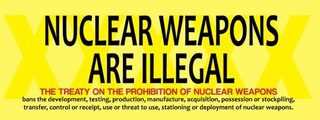 Rally to support the Treaty on the Prohibition of Nuclear Weapons