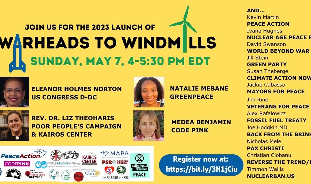 Warheads to Windmills Webinar – Register Today!