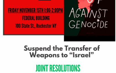 Rally to Suspend Weapons Transfer to Israel Tomorrow!