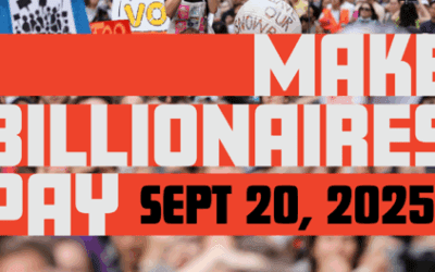 Make Billionaires Pay rally in Livonia this Saturday (9/20)